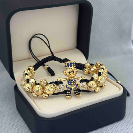 PULSERA TRES CARRILES TR DIAMANTADA💰💸