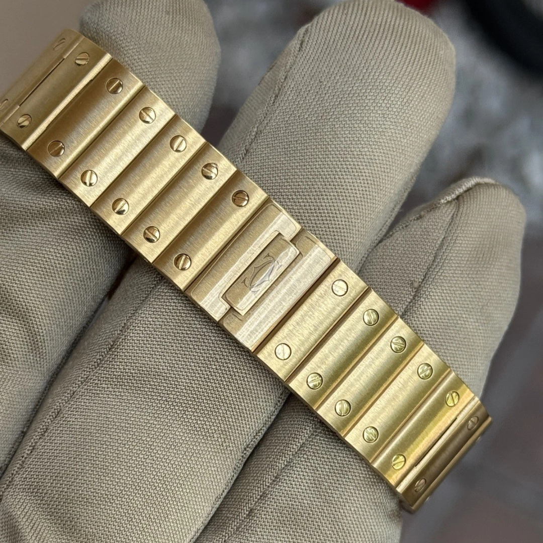 SANTOS DE CARTIER EN ORO LAMINADO