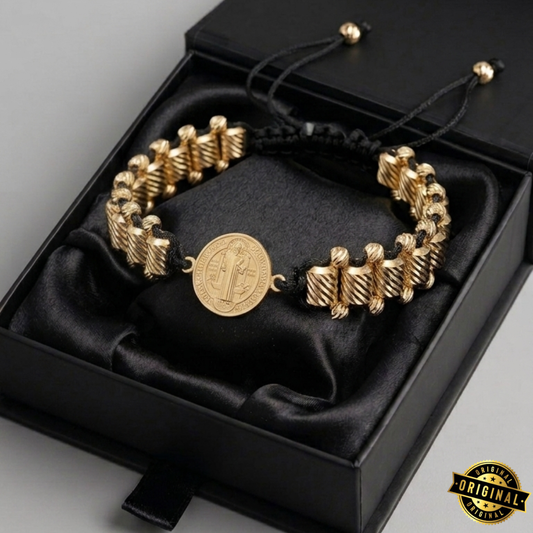 PULSERA MEDALLA DE SAN BENITO 🙏