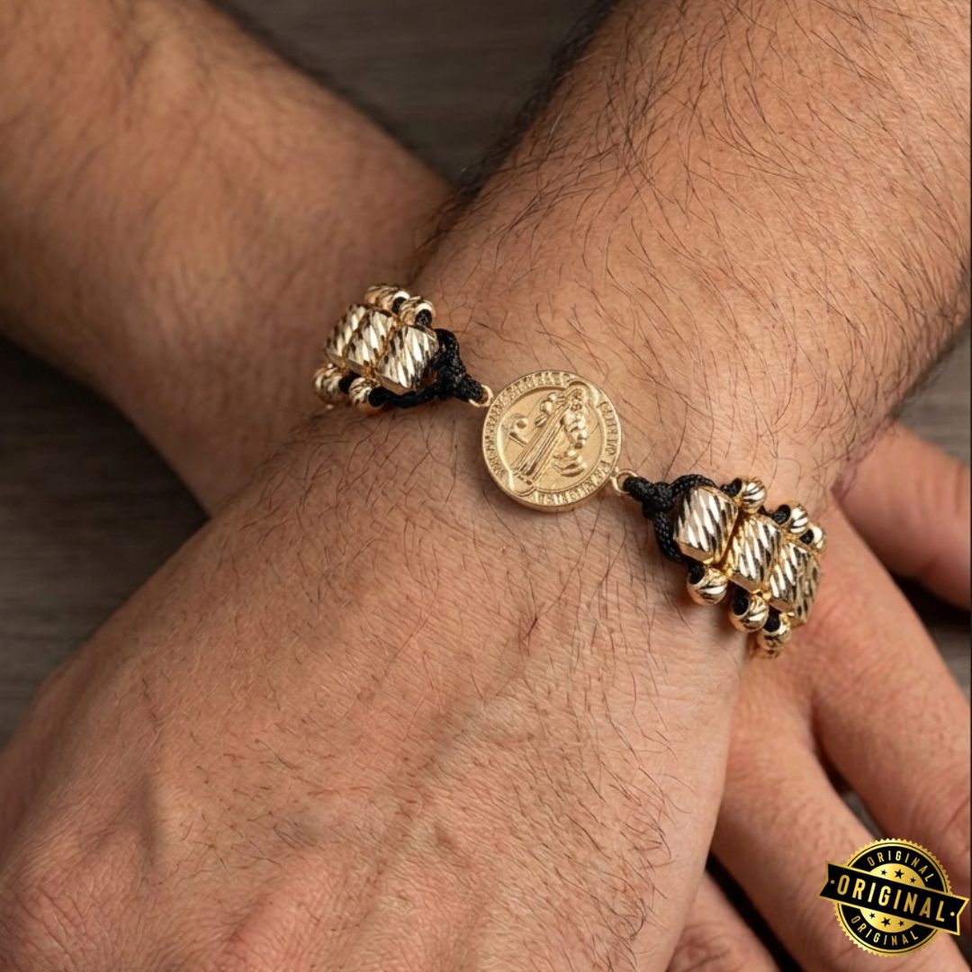 PULSERA MEDALLA DE SAN BENITO 🙏
